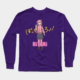 Hitouri Gotoh Bocchi The Rock anime girl Long Sleeve T-Shirt